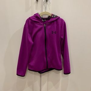 Girls Under Armour Zip Up Hoodie